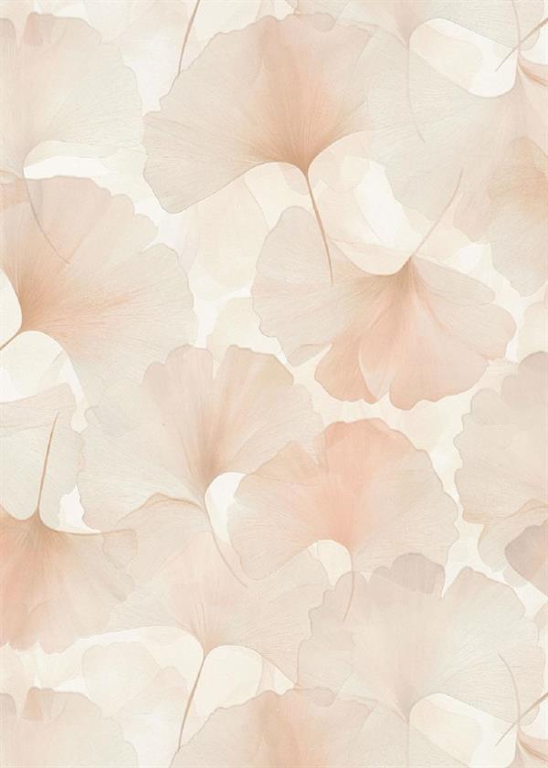PARATO IRIDIUM PVC/TNT  /FOLIAGE ROSE' 0,53X10,05MT