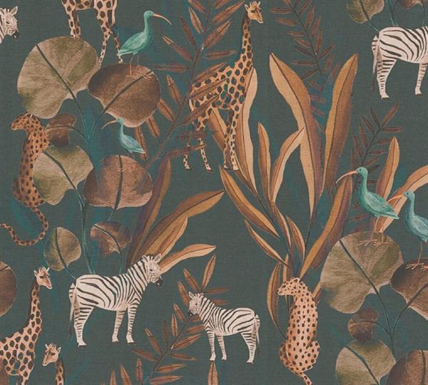 PARATO SCENT OF NATURE  /PVC/TNT FOLIAGE ORANG.0,53X10,05MT