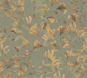 PARATO SCENT OF NATURE  /PVC/TNT FOLIAGE GOLD 0,53X10,05MT