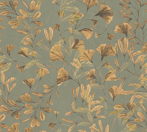 PARATO SCENT OF NATURE  /PVC/TNT FOLIAGE GOLD 0,53X10,05MT
