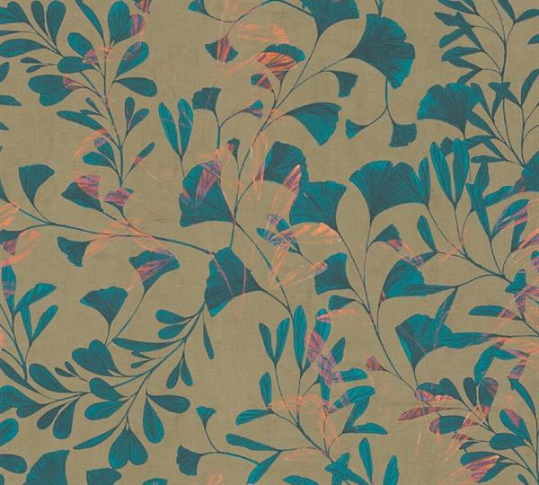 PARATO SCENT OF NATURE  /PVC/TNT FOLIAGE BLUE 0,53X10,05MT