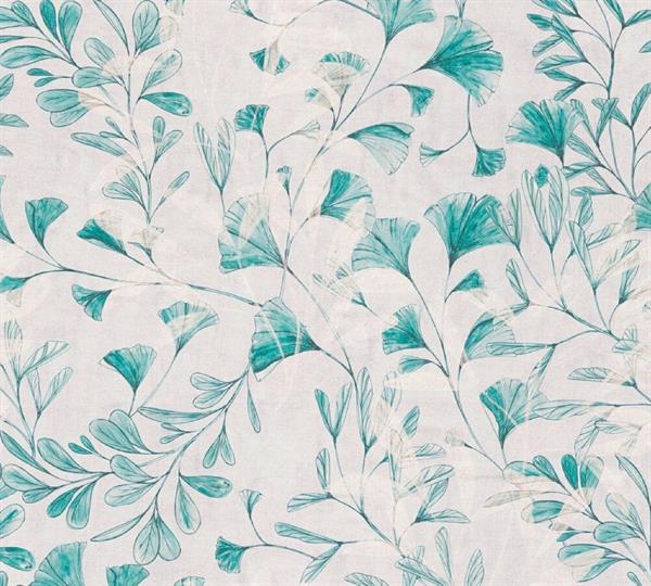 PARATO SCENT OF NATURE  /PVC/TNT FOLIAGE BLUE 0,53X10,05MT