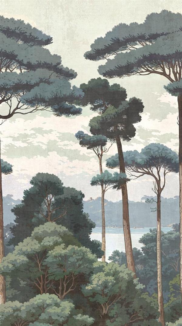 PANNELLO HEARTHBEAT VOL./PVC/TNT FORESTA 1,59X2,80H MT