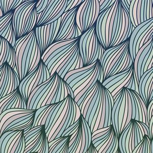 FOTOMURALE FLAIR IN TNT /FOLIAGE MULTICOLOR 250x250H CM