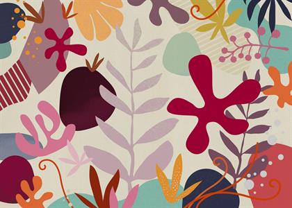 FOTOMURALE FLAIR IN TNT /FOLIAGE HAPPY 350x250H CM
