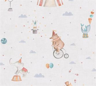 PARATO MIA&PAUL PVC/TNT / CIRCUS ZOO MIS.0,53X10,05MT