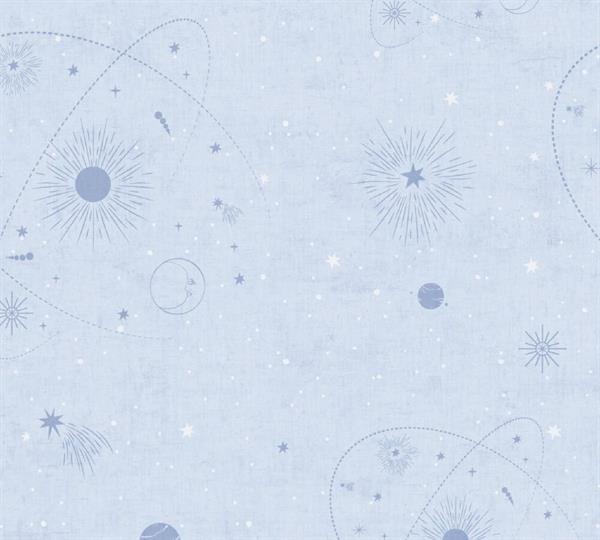 PARATO MIA&PAUL PVC/TNT / GALAXY BLUE 0,53X10,05MT