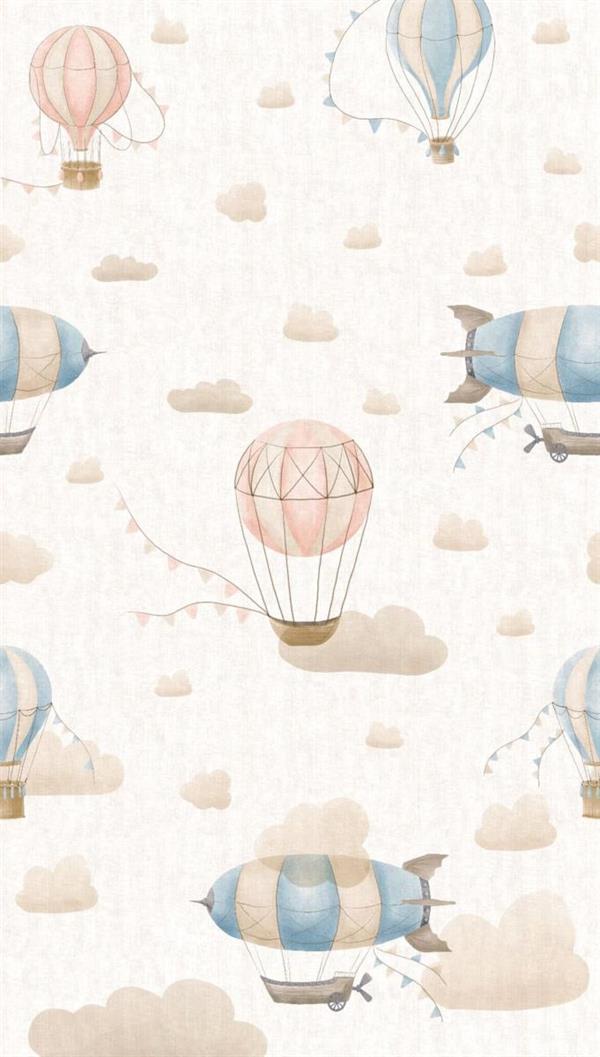 PANNELLO MIA&PAUL PVC/TN/MONGOLFIERE MIS.1,59X2,80H.MT (3TELI)