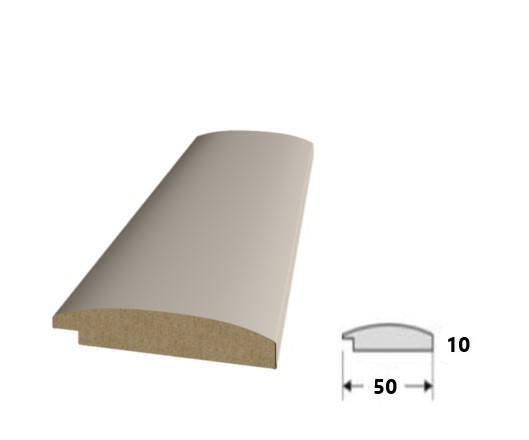 PROFILO PER DOGA MAXI ONDA DELUXE TORTORA .50X10X2750MM (CF.4PZ)