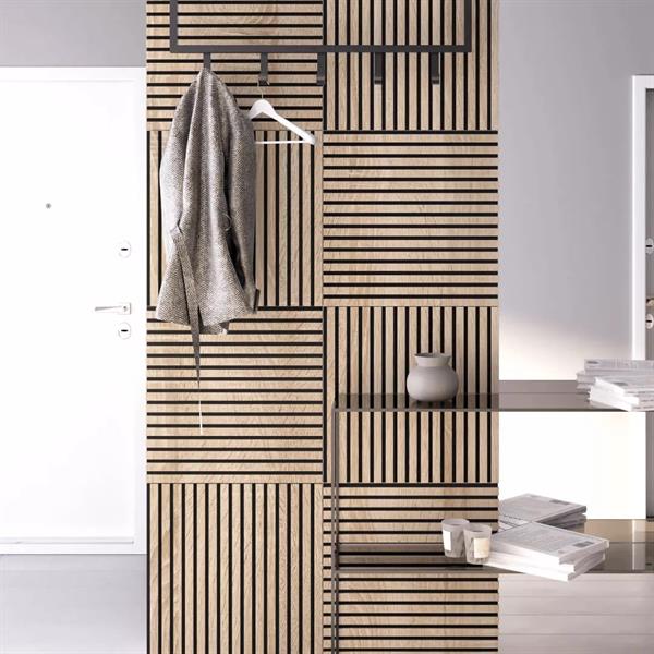 LAMELLO FLESSIBILE MODELLO QUADRO NATURALE MIS.600X9X600 MM