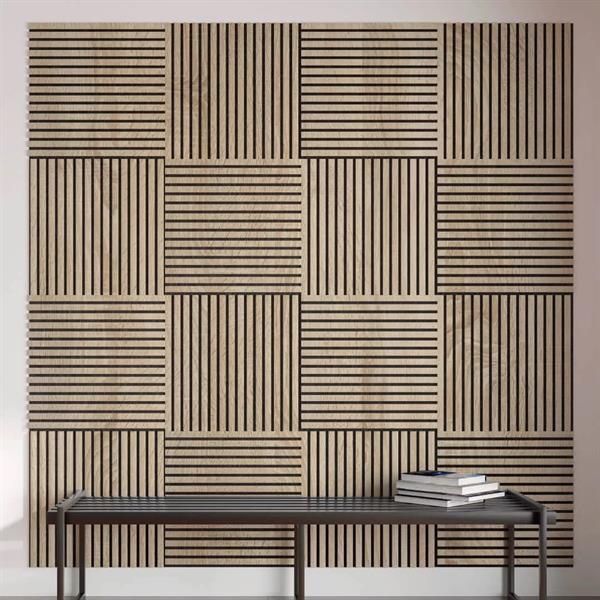 LAMELLO FLESSIBILE MODELLO QUADRO NATURALE MIS.600X9X600 MM