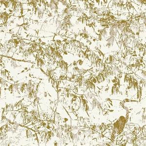 PARATO GUY LA ROCHE     IN TNT FOLIAGE SENAPE 0,53X10,05MT
