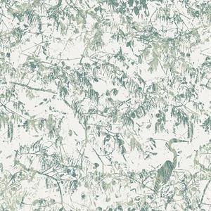 PARATO GUY LA ROCHE     IN TNT FOLIAGE GREEN 0,53X10,05MT