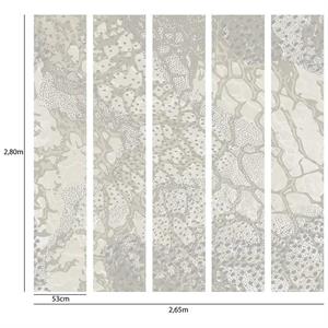 PANNELLO GUY LA ROCHE   IN TNT FOSSILE BEIGE 2,65X2,80 H MT(5TEL
