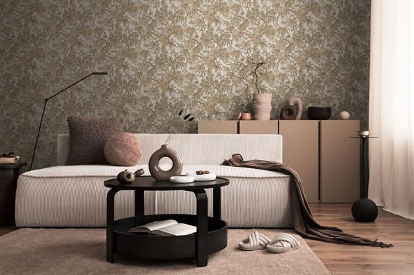 PARATO MUSEUM IN PVC    / TNT FOLIAGE WHITE 0,53X10,05MT