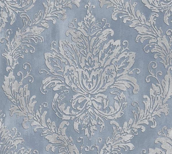 PARATO MUSEUM IN PVC    / TNT DAMASCO BLUE 0,53X10,05 MT