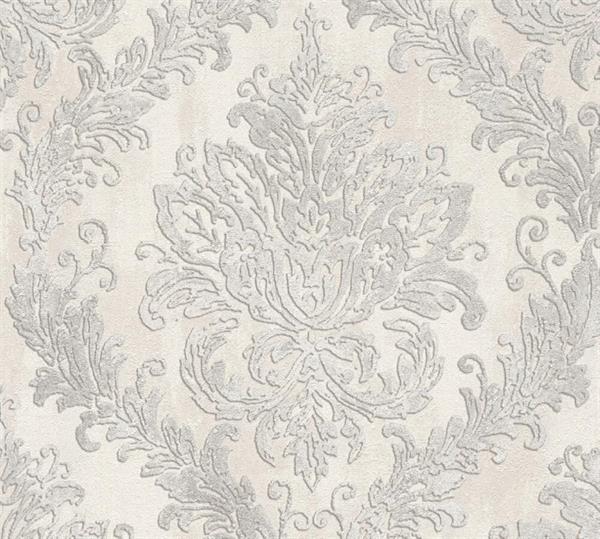 PARATO MUSEUM IN PVC    / TNT DAMASCO GREY 0,53X10,05MT