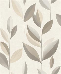 PARATO SERENITY PVC/TNT /FOLIAGE TAUPE 0,53X10,05MT