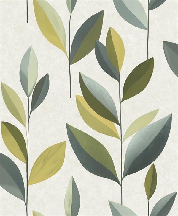 PARATO SERENITY PVC/TNT /FOLIAGE GREEN 0,53X10,05MT