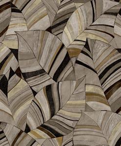 PARATO SERENITY PVC/TNT /FOLIAGE CHOCOLATE 0,53X10,05MT