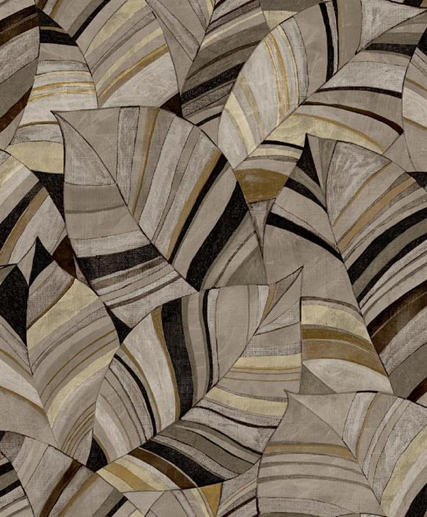 PARATO SERENITY PVC/TNT /FOLIAGE CHOCOLATE 0,53X10,05MT