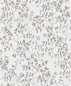 PARATO ANTIBES  IN TNT  / FOLIAGE WHITE 0,53X10,05MT