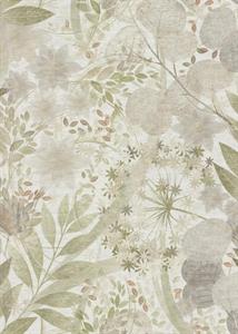 PARATO ISOLA BELLA IN PVC/TNT FLOWERS L.GREEN 0,53X10,05MT