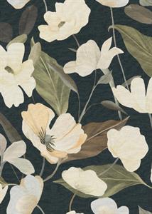 PARATO ISOLA BELLA IN PVC/TNT FLOWERS BLUE 0,53X10,05MT