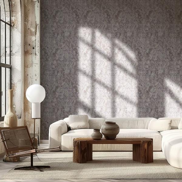 PARATO CERRA  TNT/PERLE DAMASCO TAUPE 0,53X10,05MT