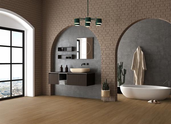 DOGA INCASTRO IN SPC COUNTRY BROWN MIS.125X22,9CM SP.5,7MM