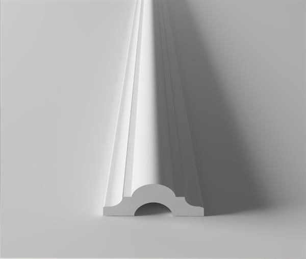 CORNICE IN PVC AUTOESTINGUENTE BIANCA MIS.1,3X2,4X200 CM CF.35