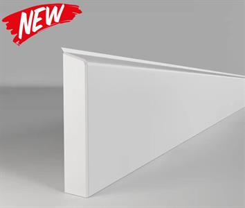 BATTISCOPA IN PVC SYSTEM BIANCO MIS.10x1,6x220cm CF.10 pz