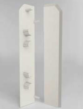 TAPPO FINALE PVC X BATTISCOPA MODERN80 CAPPUCCINO H.8CM CF.10 PZ