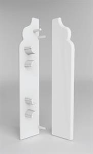 TAPPO FINALE IN PVC PER BATTISCOPA RETRO100 H.10 CM CF.10 PZ