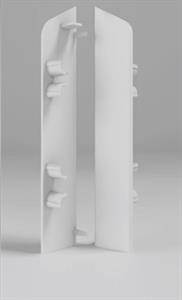 TAPPO FINALE IN PVC PER BATTISCOPA SYSTEM100 H.10 CM CF.10 PZ