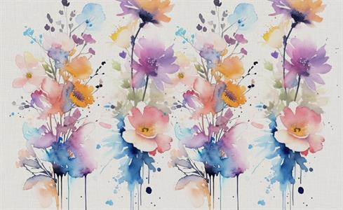 STAMPA DIG. A WORLD OF  WONDER MATT FLOWERS MULTI. MIS. AL MQ