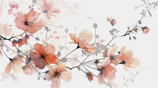 STAMPA DIG. A WORLD OF  WONDER MATT FLOWERS ORGANGE AL MQ