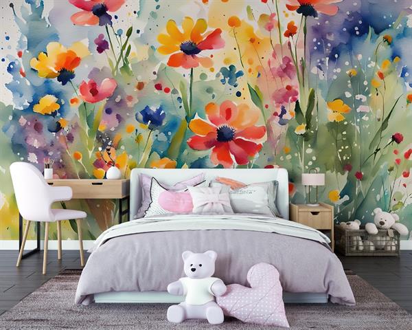 STAMPA DIG. A WORLD OF  WONDER MATT FLOWERS MULTI. MIS. AL MQ