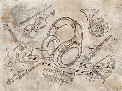 STAMPA DIG. A WORLD OF  WONDER MATT VINTAGE MUSIC AL MQ