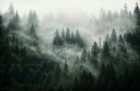 STAMPA DIG. A WORLD OF  WONDER MATT IN THE FOG MIS. AL MQ