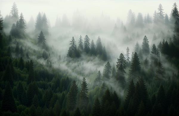 STAMPA DIG. A WORLD OF  WONDER MATT IN THE FOG MIS. AL MQ