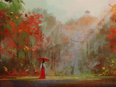 STAMPA DIG. A WORLD OF  WONDER MATT TOKYO RED MIS. AL MQ