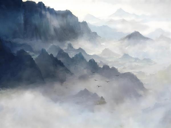 STAMPA DIG. A WORLD OF  WONDER MATT IN THE CLOUDS MIS. AL MQ