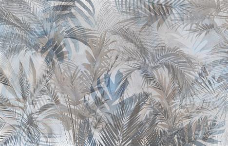 STAMPA DIG. A WORLD OF  WONDER MATT FOLIAGE BLUE MIS. AL MQ