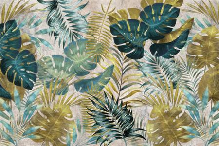 STAMPA DIG. A WORLD OF  WONDER MATT FOLIAGE TROPICAL MIS.AL MQ