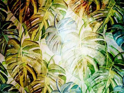 STAMPA DIG. A WORLD OF  WONDER MATT TROPICAL GREEN MIS. AL MQ