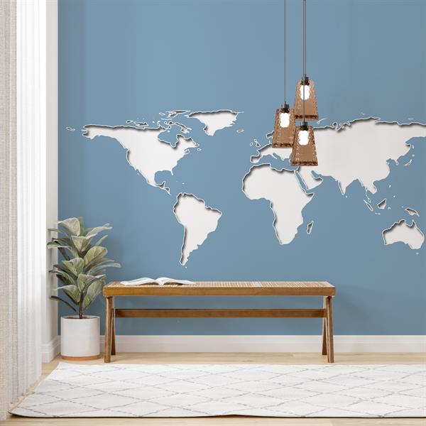 STAMPA DIG. A WORLD OF  WONDER MATT GLOBE BLUE MIS. AL MQ