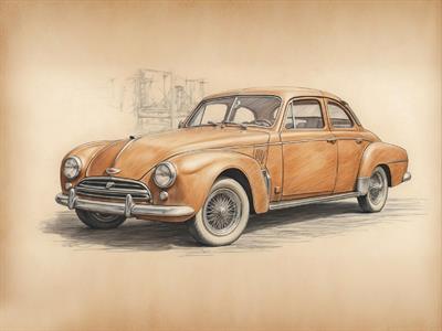 STAMPA DIG. A WORLD OF  WONDER MATT OLD CAR MIS. AL MQ