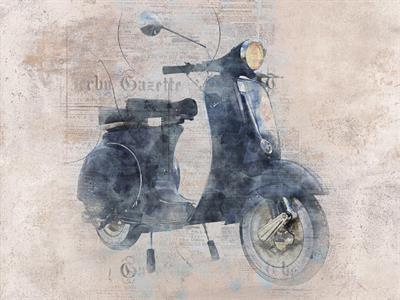 STAMPA DIG. A WORLD OF  WONDER MATT VESPA VINTAGE MIS. AL MQ
