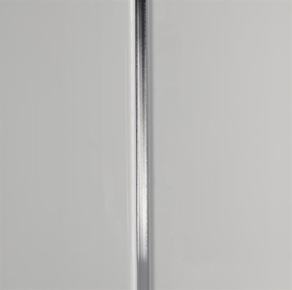 DOGA IN PVC BIANCO METALLIC MIS.25X0,8X300CM CF.10 PZ (CODE 016)